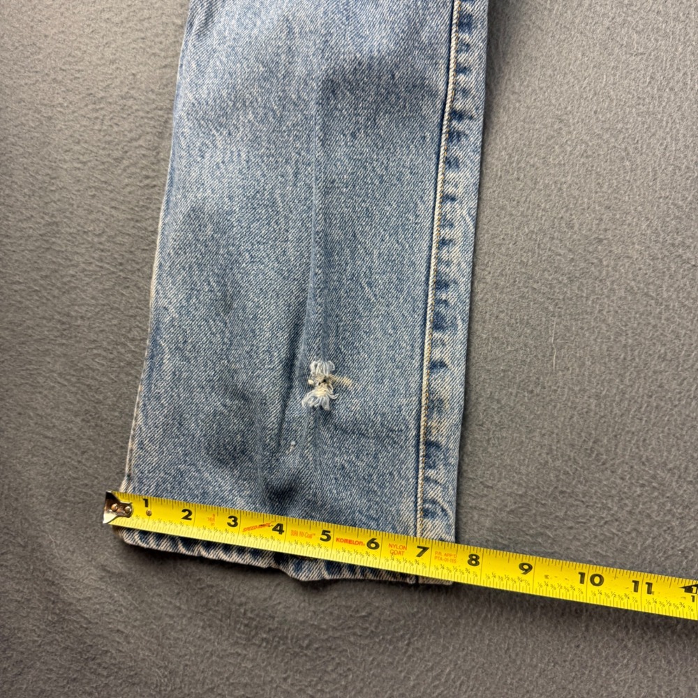 Cinch Green Label Jeans Mens 32x34 (Fits 31x34) Blue Relaxed Fit Straight Cowboy - Picture 15 of 16